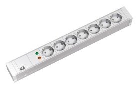 Bachmann Steckdosenleiste (Rack - einbaufähig) - Wechselstrom 230 V - Ausgangsanschlüsse: 7 (CEE 7/4)