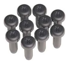 Bachmann Torx T6 - Schrauben-Kit - Schwarz (Packung mit 10)