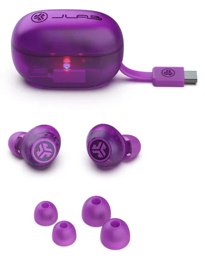 JLAB Audio JLAB Go Pop ANC TWS Headphones Trans Transparent Purple - Kopfhörer - 20 KHz, Ansicht 3