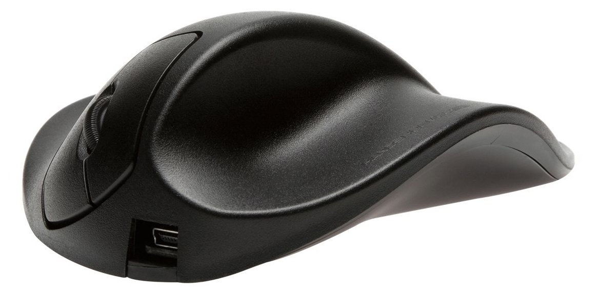 Bakker Elkhuizen HandShoeMouse Small - Maus - Für Rechtshänder - 3 Tasten - kabelloser Empfänger (USB)