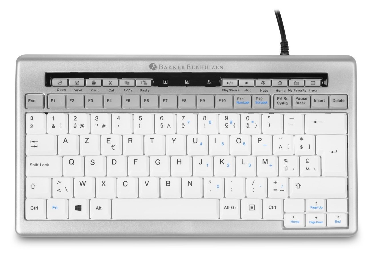 Bakker Elkhuizen S-board 840 - Tastatur - USB - TL: UK, QWERTY