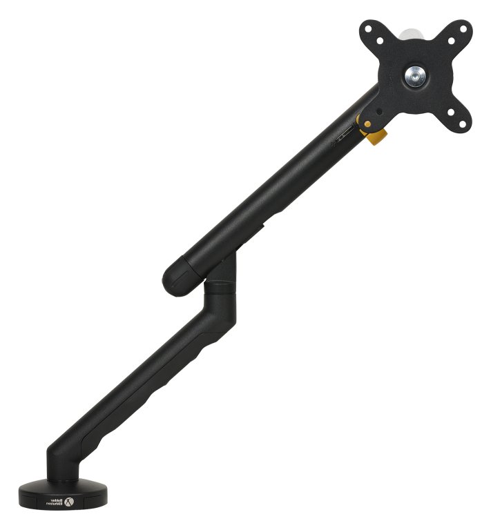 Bakker Elkhuizen Flexible Single - Befestigungskit - verstellbarer Arm - für Monitor - Aluminium - Schwarz
