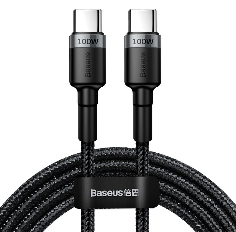 Baseus Cafule USB-C til kabel 100W 2m gra/sort - Kabel - Digital/Daten