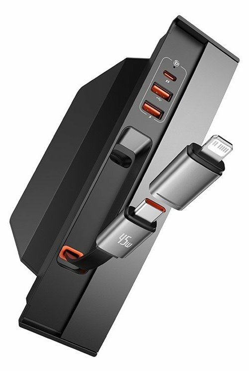 Baseus T-Space Hub für Tesla inkl Kabel schwarz - Hub