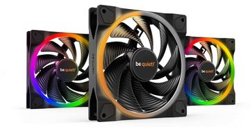 Be Quiet! Light Wings - Gehäuselüfter - 140 mm - Schwarz (Packung mit 3) von LumaTech