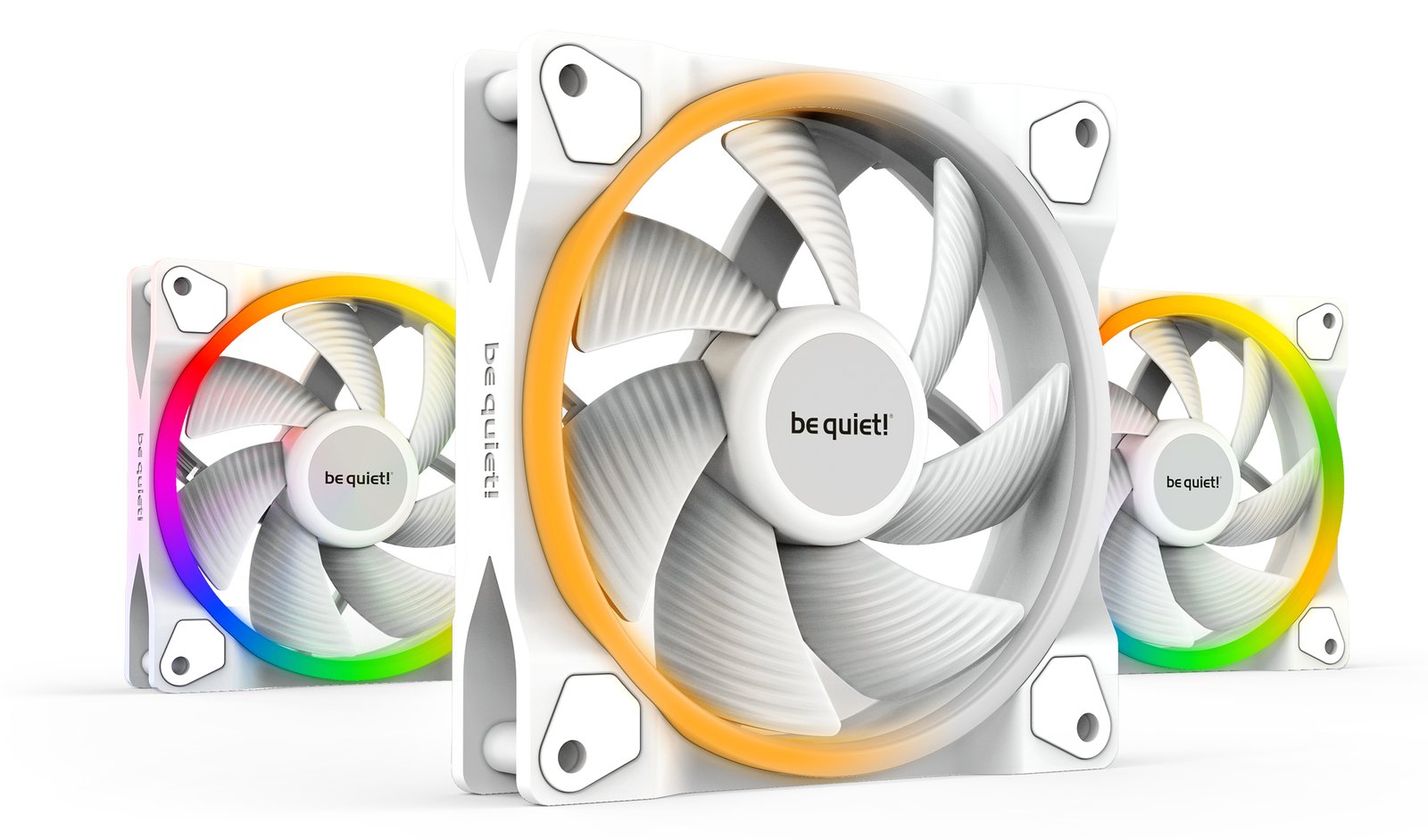 Be Quiet! Lüfter 120*120*25 Light Wings White PWM 3x