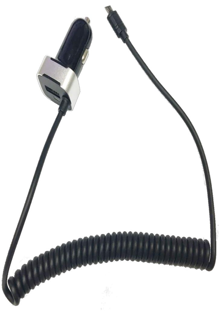Bea-fon Felixx Premium - Auto-Netzteil - 2.4 A - 2 Ausgabeanschlussstellen (USB, Micro-USB Typ B)