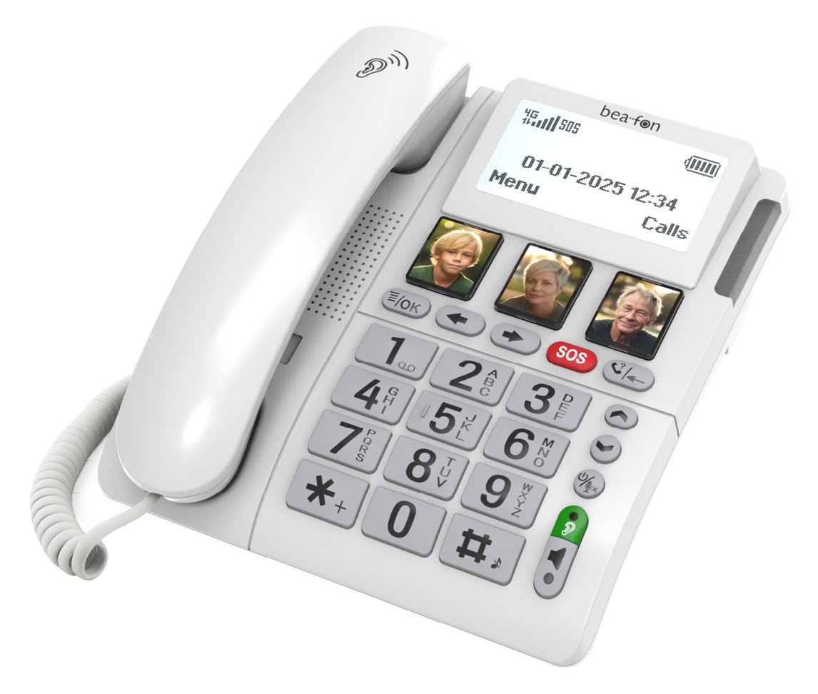 Bea-fon ML10 LTE Tischtelefon mit SOS Funktion - Mobiltelefon - 5,59 cm