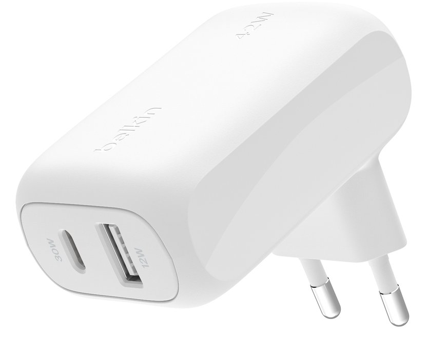 Belkin 42w-30w USB-C+12w Dual Wall Char W