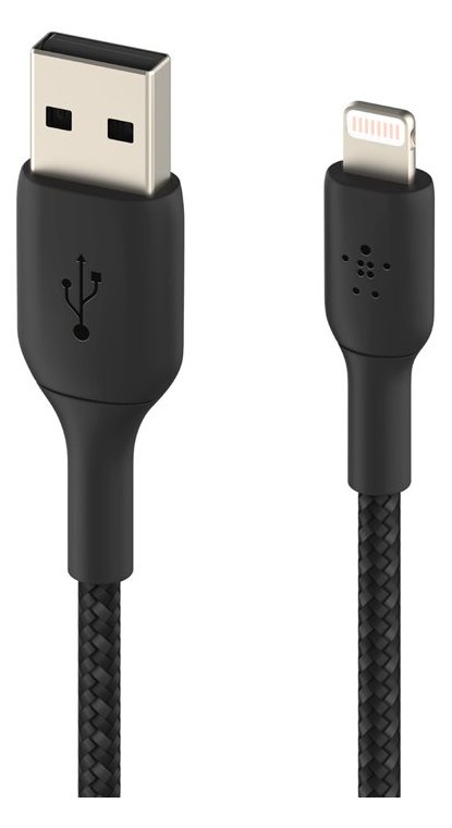 Belkin BOOST CHARGE - Lightning-Kabel - Lightning männlich zu USB männlich - 2 m - Schwarz - für Apple iPad/iPhone/iPod von LumaTech