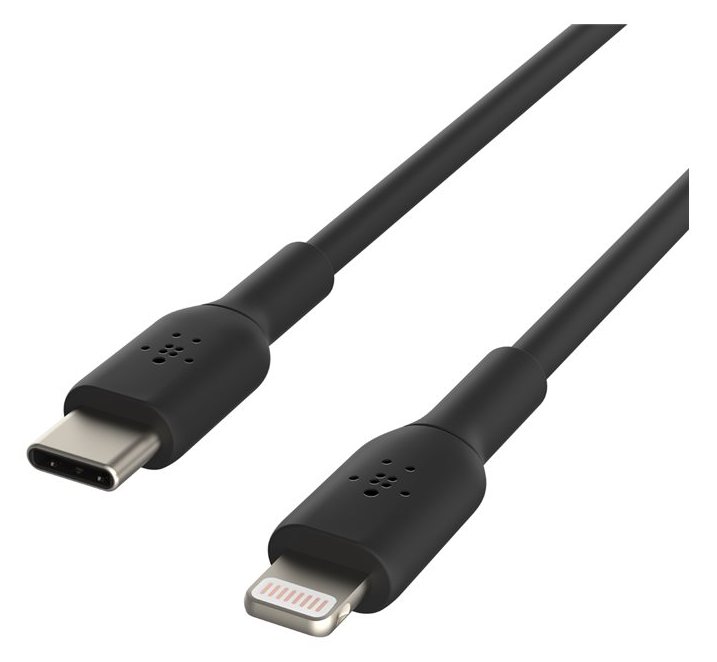 Belkin BoostCharge - Lightning-Kabel - 24 pin USB-C männlich zu Lightning männlich - 1 m - Schwarz - (18 W) von LumaTech
