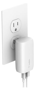 Belkin BoostCharge - Netzteil - 37 Watt - PD 3.0 - 2 Ausgabeanschlussstellen (USB, 24 pin USB-C) von LumaTech