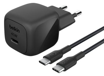 Belkin BoostCharge - Netzteil - kompakt - 45 Watt - Power Delivery 3.1, Fast Charge (24 pin USB-C) von LumaTech