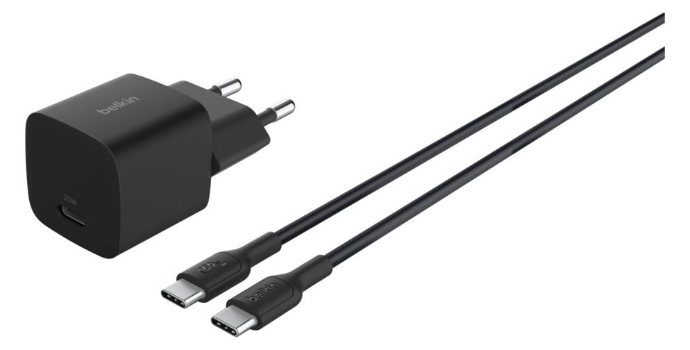 Belkin BoostCharge - Netzteil - PPS Technology - 25 Watt - PD 3.1/PPS, Fast Charge (24 pin USB-C)