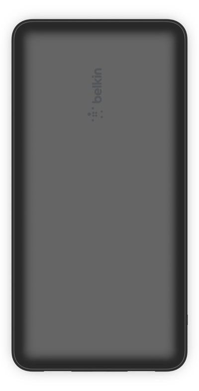 Belkin BoostCharge - Powerbank - 20000 mAh - 15 Watt - 3 Ausgabeanschlussstellen (2 x USB, 24 pin USB-C) - schwarz
