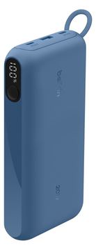 Belkin BoostCharge - Powerbank - mit Display - 20000 mAh - 20 Watt - PD - 3 Ausgabeanschlussstellen (2 x USB-C, USB) - Blau von LumaTech