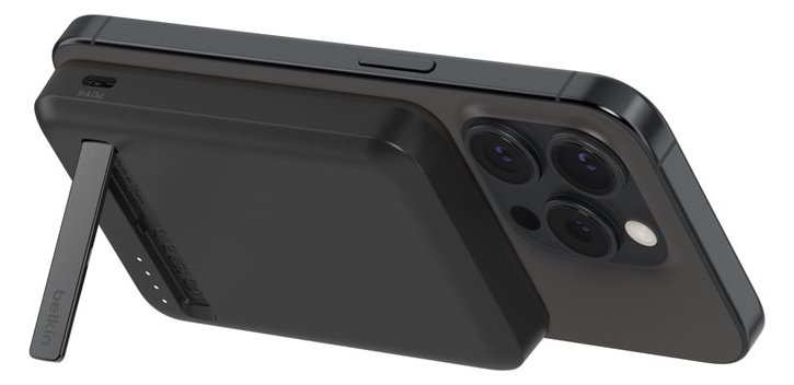 Belkin BoostCharge Pro - Induktive Power Bank - magnetisch mit Qi2 - 5000 mAh - 15 Watt - Fast Charge (24 pin USB-C)