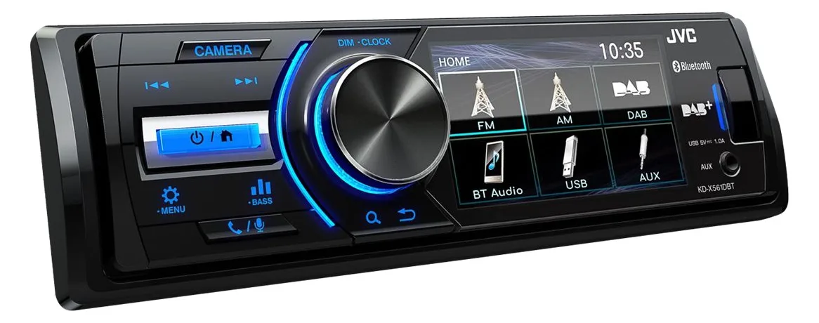 JVC KD-X561DBT - Digitaler Empfänger - Anzeige - 7.6 cm (3"), Ansicht 2