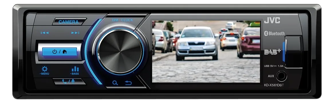 JVC KD-X561DBT - Digitaler Empfänger - Anzeige - 7.6 cm (3"), Ansicht 4