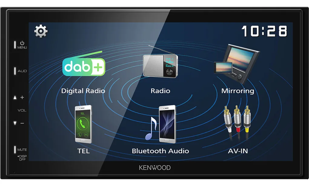JVC Kenwood Electronics DMX129DAB - Schwarz - 2 DIN - 64 W - 45 W - 99 dB - 24 h, Ansicht 2