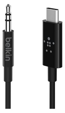 Belkin RockStar - Audiokabel - 24 pin USB-C männlich zu mini-phone stereo 3.5 mm männlich von LumaTech