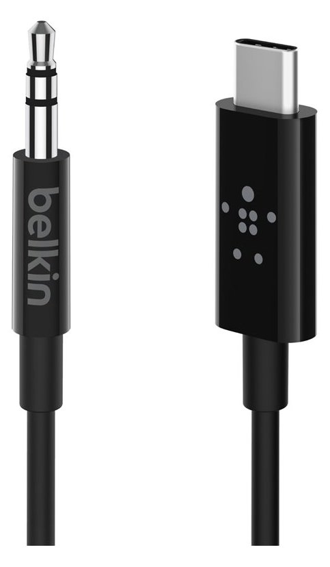 Belkin RockStar - Audiokabel - 24 pin USB-C männlich zu mini-phone stereo 3.5 mm männlich