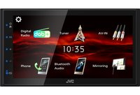 JVC KW-M180DBT, Schwarz, 180 W, 45 W, 20 - 20000 Hz, 4 Ohm, AAC, FLAC, MP3, WAV, WMA von LumaTech