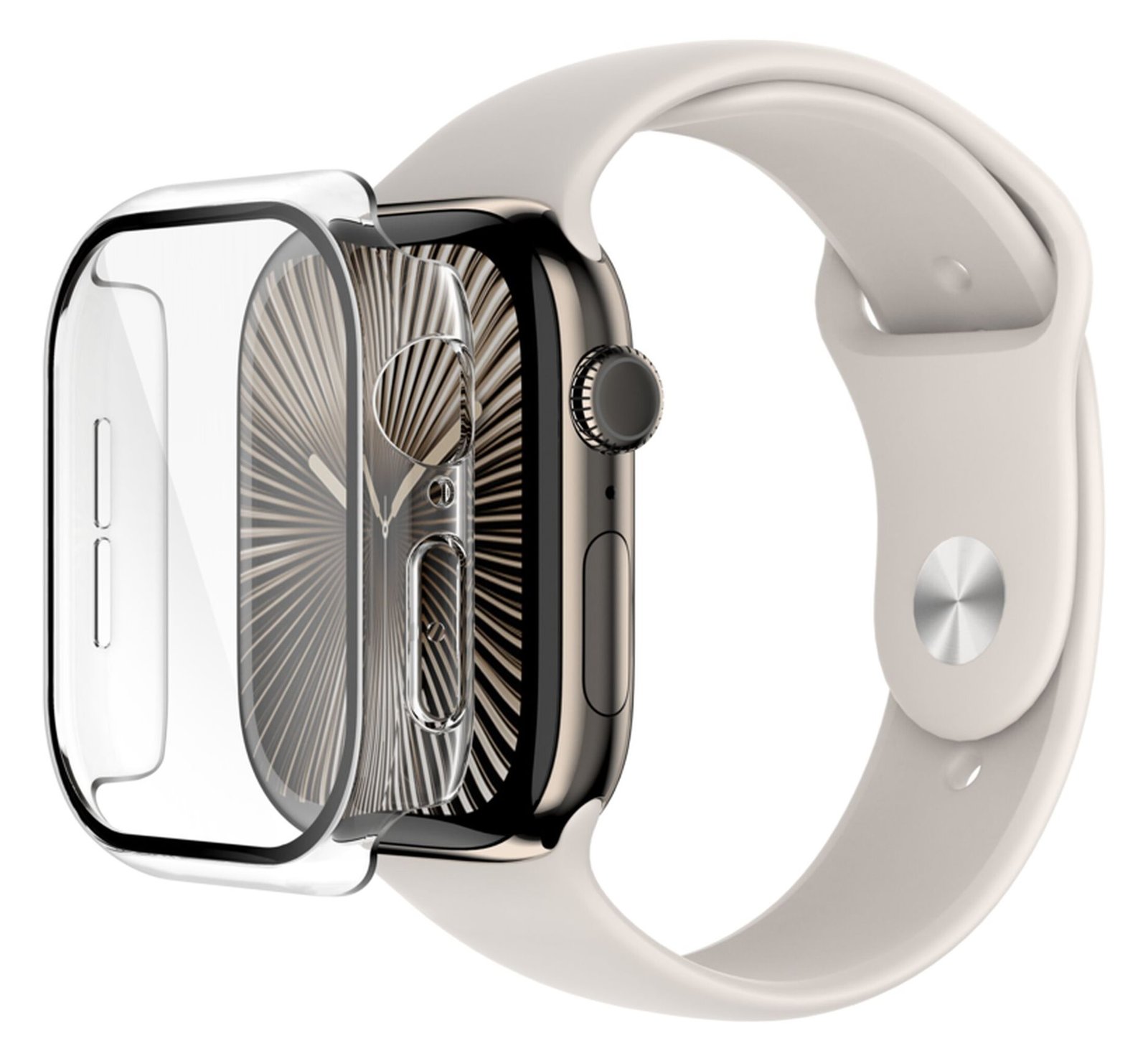 Belkin SCREENFORCE TemperedCurve - Stoßstange für Smartwatch - 2-in-1, 46 mm - gehärtetes Glas (9H)