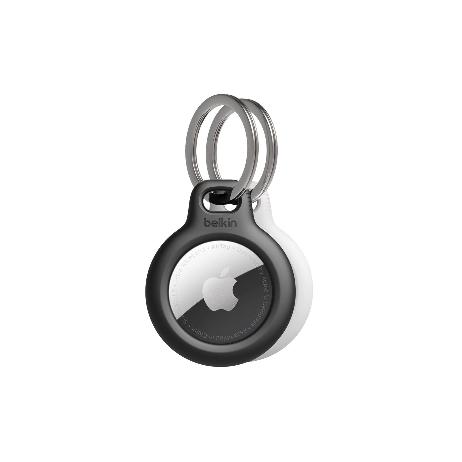 Belkin Secure Holder - Tasche für Airtag - Schwarz, weiß (Packung mit 2)