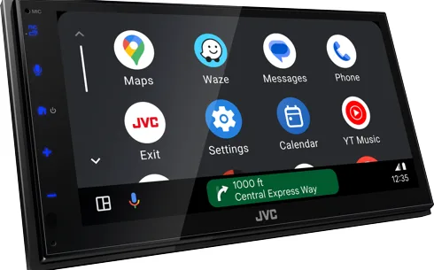 JVC KW-M595DBT, Schwarz, 22 W, 20 - 20000 Hz, 4 Ohm, NTSC, PAL, AAC, FLAC, MP3, WAV, WMA, Ansicht 3