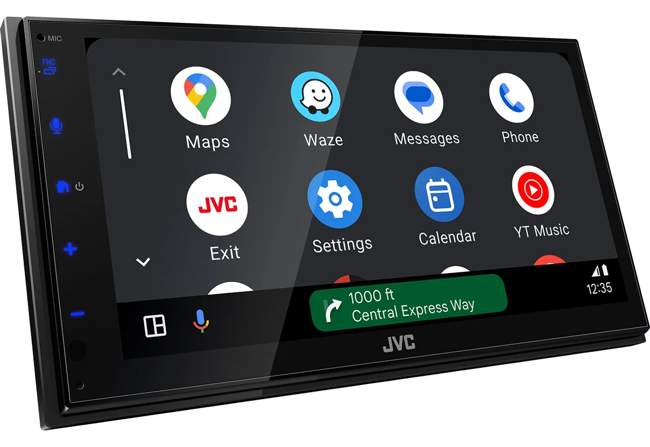 JVC KW-M695DBW, Schwarz, 1 DIN, 200 W, 50 W, 20 - 20000 Hz, 75 dB, Ansicht 3