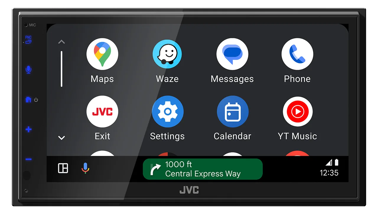 JVC KW-M695DBW, Schwarz, 1 DIN, 200 W, 50 W, 20 - 20000 Hz, 75 dB, Ansicht 4