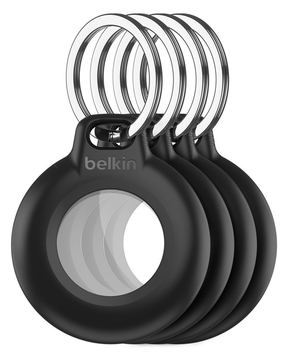 Belkin Tasche für Airtag - Schlüsselanhänger - Kunststoff - Schwarz (Packung mit 4) von LumaTech