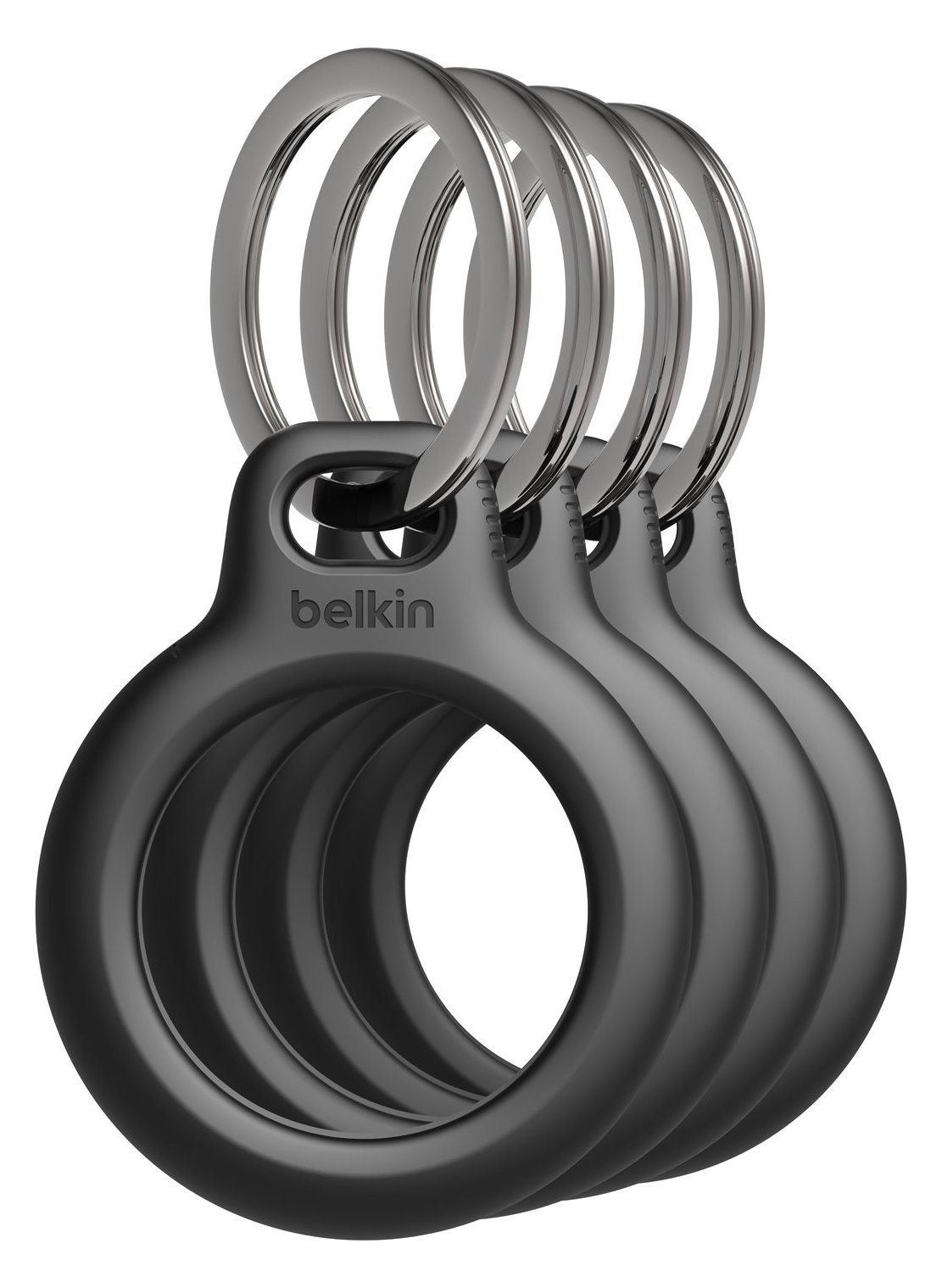 Belkin Tasche für Airtag - Schwarz (Packung mit 4)