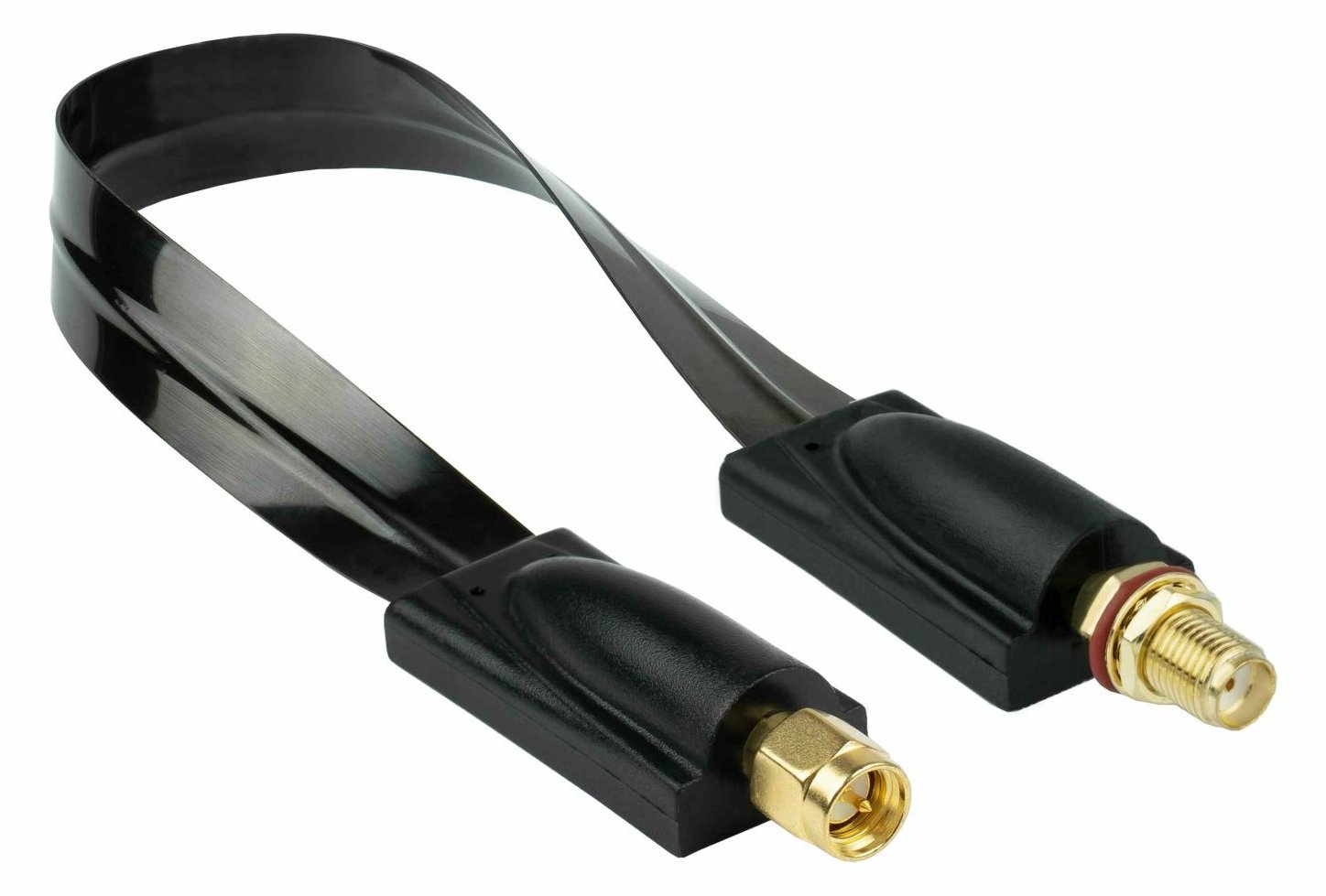 kabelmeister Koaxial HF Fensterdurchführung SMA St-Bu 0.2m