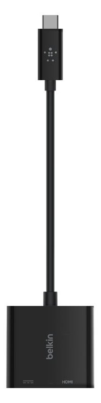 Belkin USB-C to HDMI + Charge Adapter - Videoadapter - 24 pin USB-C männlich zu HDMI, USB-C (nur Spannung)