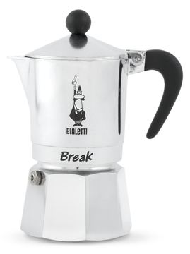 Bialetti Break - Mokka-Kanne - Silber - Aluminium - 1 Tassen - Nylon - 110 mm von LumaTech
