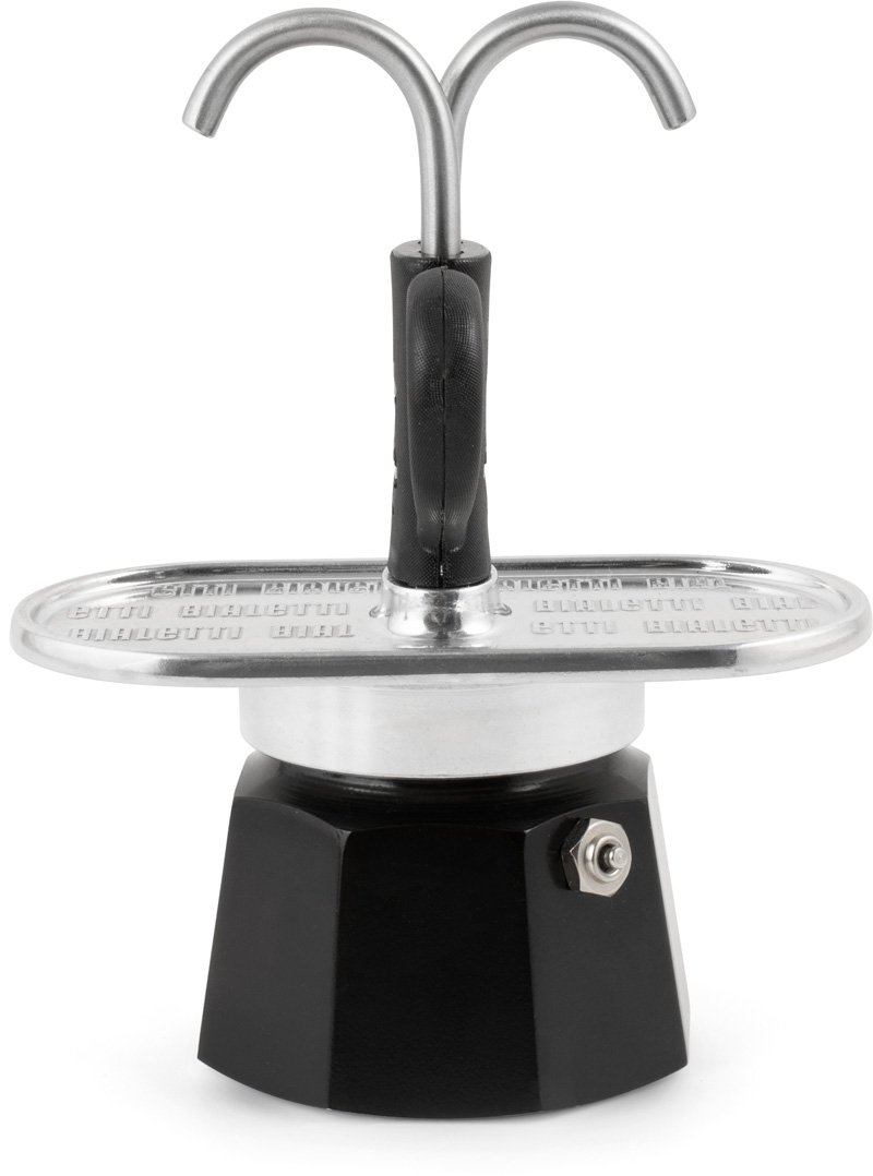 Bialetti Mini Express - Moka pot - 0,09 l - Edelstahl - Aluminium - 2 Tassen - 115 mm