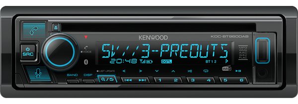 Kenwood Electronics KDCBT960DAB