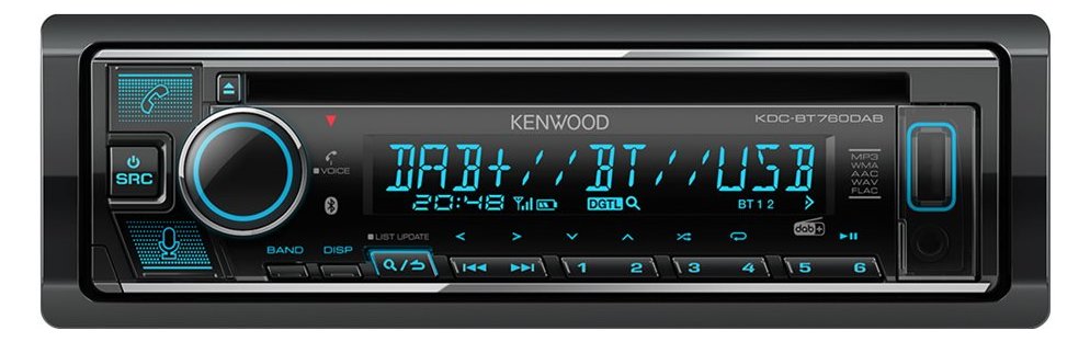 Kenwood Electronics Kenwood BT760DAB - Auto - Receiver (CD) - im Armaturenbrett von LumaTech