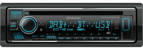 Kenwood Electronics Kenwood BT760DAB - Auto - Receiver (CD) - im Armaturenbrett, Ansicht 2