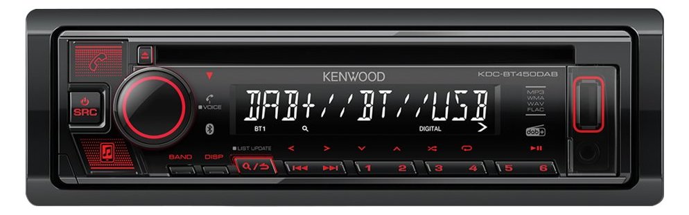 Kenwood Electronics Kenwood KDC-BT450DAB - Auto - Receiver (CD)