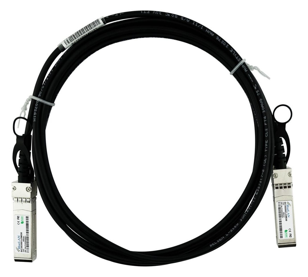 BlueOptics Aruba J9281D kompatibles BlueLAN DAC SFP+ SC353501J1M30