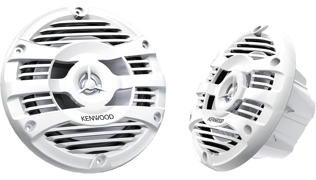 Kenwood Electronics Kenwood KFC-1653MRW - Lautsprecher - für Boote - 30 Watt - zweiweg - koaxial - 165 mm (6.5"), Ansicht 2