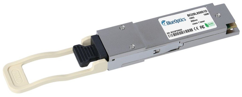 BlueOptics QSFP-100G-SR4-S kompatibler BlueOptics QSFP28 BO28L859S1D