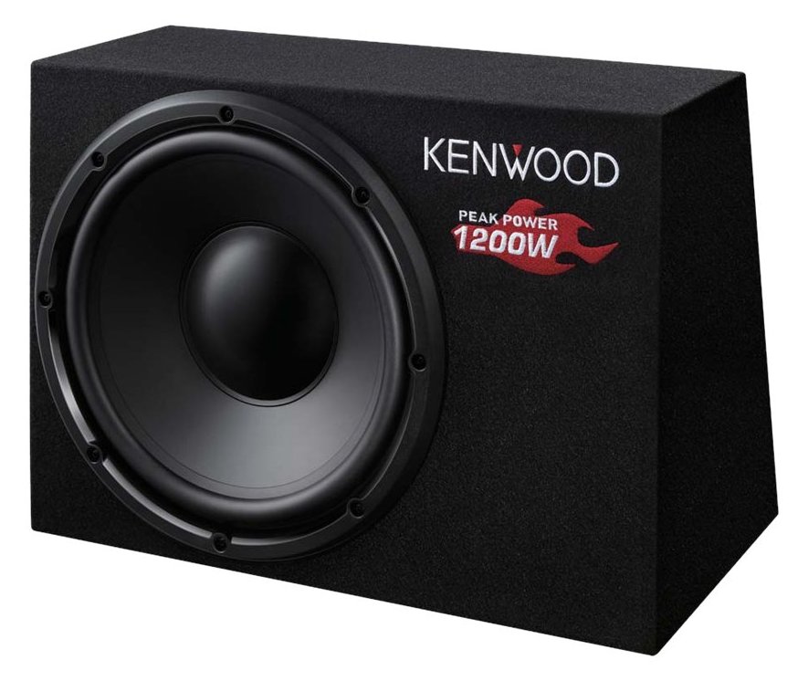 Kenwood Electronics Kenwood KSC-W1200B - Subwoofer - 300 Watt - 300 mm (11.81") von LumaTech