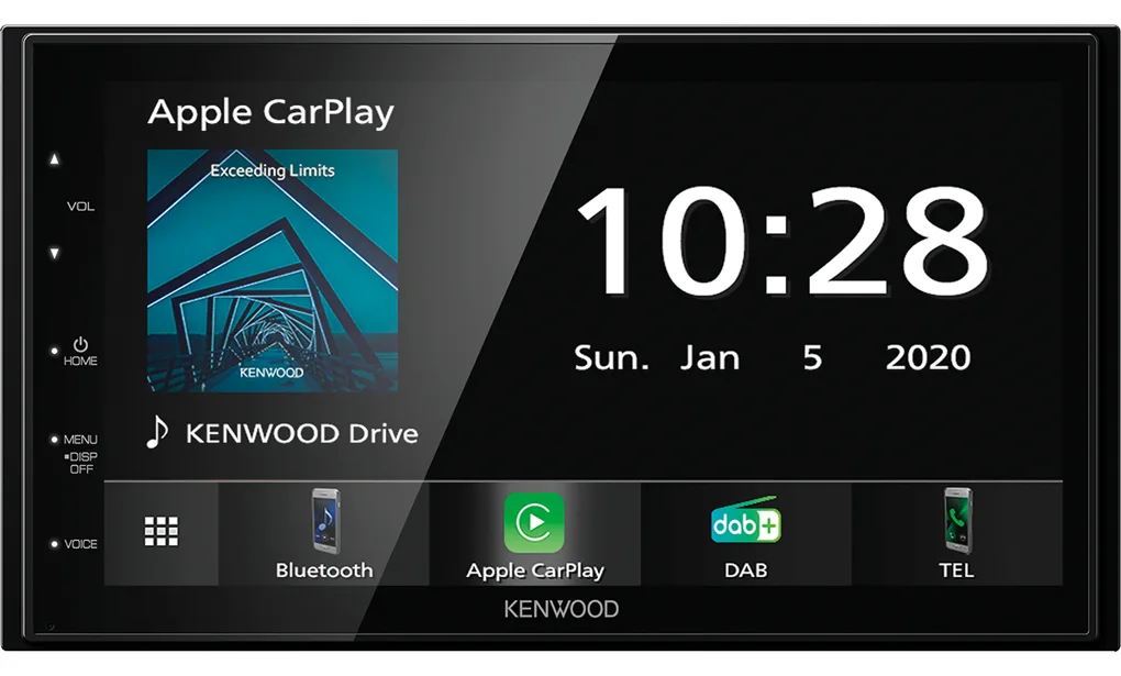 Kenwood Electronics Kenwood Moniceiver DMX5020DABS - Schwarz - 2 DIN, Ansicht 3
