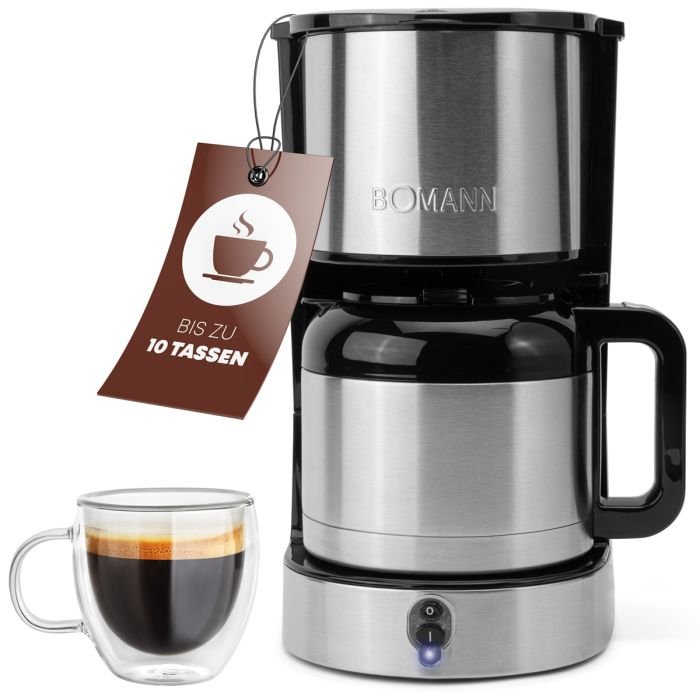 Bomann KA 6066 CB Kaffeeautomat 10 Tassen