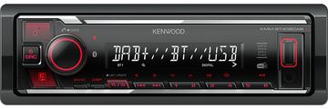 Kenwood Electronics KMM-BT408DAB - Schwarz - 1 DIN - 88 W - 4.0 Kanäle - 50 W - 20 - 20000 Hz von LumaTech
