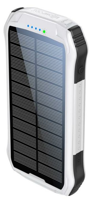 BOOMPODS Neutron Solar Solar-Powerbank 10.000 mAh weiß